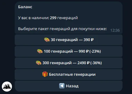 Тарифы в twinpic